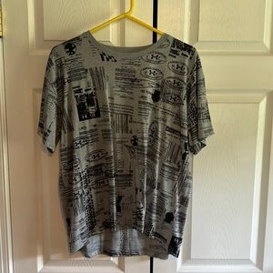 Under Armour grey 25th anniversary tee